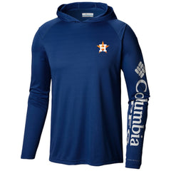 MLB Houston Astros Columbia Terminal Tackle Long Sleeve Hoodie T-Shirt