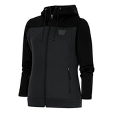 Antigua Women's Tonal Logo Protect Full-Zip Hoodie Jacket - Washington Commanders