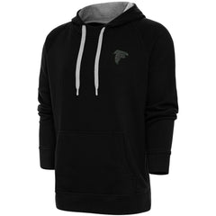 Antigua Tonal Logo Victory Pullover Hoodie - Atlanta Falcons