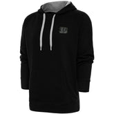 Antigua Tonal Logo Victory Pullover Hoodie - Cincinnati Bengals