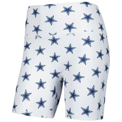 Women's Allover Print Biker Shorts - Dallas Cowboys
