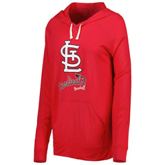 MLB St. Louis Cardinals Touch Women's Pre-Game Raglan Pullover Hoodie