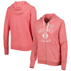 MLB Washington Nationals Touch Women's Training Camp Tri-Blend Lightweight Full-Zip Hoodie