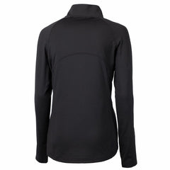 Cutter & Buck Women's Throwback Logo Adapt Eco Knit Stretch Recycled Half-Zip Pullover Top - Detroit Lions