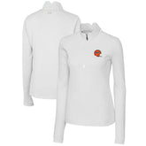 Cutter & Buck Women's Throwback Logo Traverse Stretch Quarter-Zip Pullover Top - Cincinnati Bengals