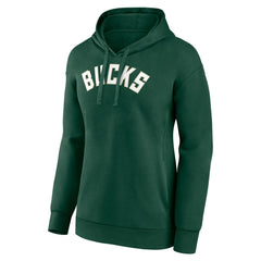 NBA Milwaukee Bucks Women's Wordmark Alt Pullover Hoodie