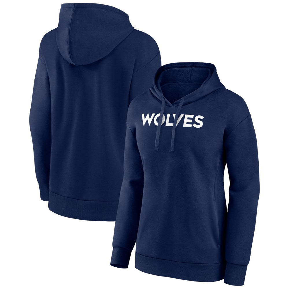 NBA Minnesota Timberwolves Women's Wordmark Alt Pullover Hoodie