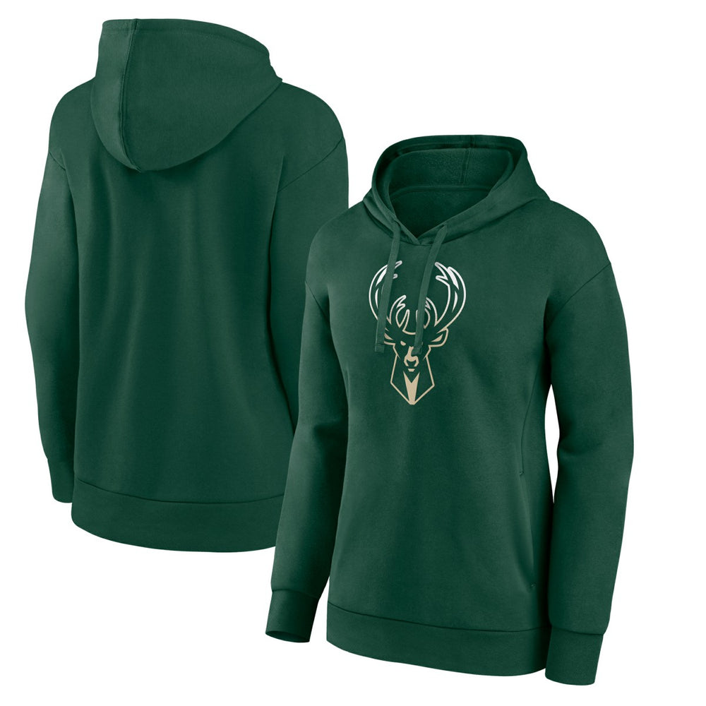 NBA Milwaukee Bucks Women's Gradient Logo Pullover Hoodie