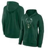 NBA Milwaukee Bucks Women's Gradient Logo Pullover Hoodie