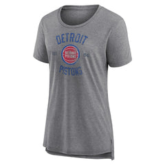 NBA Detroit Pistons Women's Heritage Tri-Blend T-Shirt sale