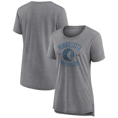 NBA Minnesota Timberwolves Women's Heritage Tri-Blend T-Shirt