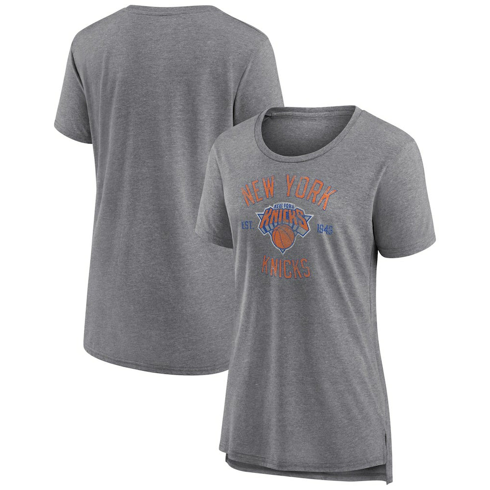 NBA New York Knicks Women's Heritage Tri-Blend T-Shirt