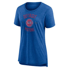 NBA Detroit Pistons Women's Heritage Tri-Blend T-Shirt sale