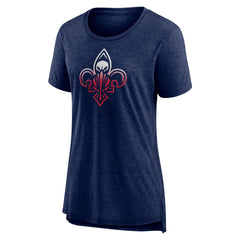 NBA New Orleans Pelicans Women's Gradient Logo Tri-Blend T-Shirt