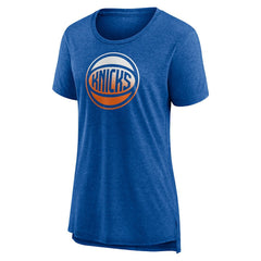 NBA New York Knicks Women's Gradient Logo Tri-Blend T-Shirt