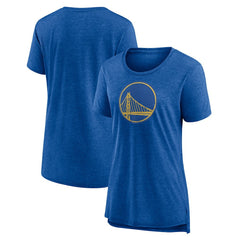 NBA Golden State Warriors Women's Distressed Logo Tri-Blend T-Shirt sale