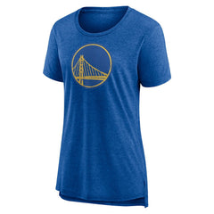 NBA Golden State Warriors Women's Distressed Logo Tri-Blend T-Shirt sale