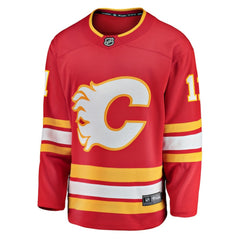 NHL Red Mikael Backlund Calgary Flames Fanatics Home Breakaway Player Jersey