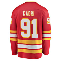 NHL Red Nazem Kadri Calgary Flames Fanatics Home Breakaway Player Jersey