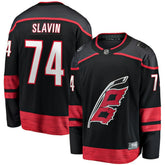 NHL Black Jaccob Slavin Carolina Hurricanes Fanatics Home Breakaway Player Jersey