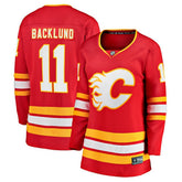 NHL Red Mikael Backlund Calgary Flames Fanatics Women's Home Team Breakaway Player Jersey