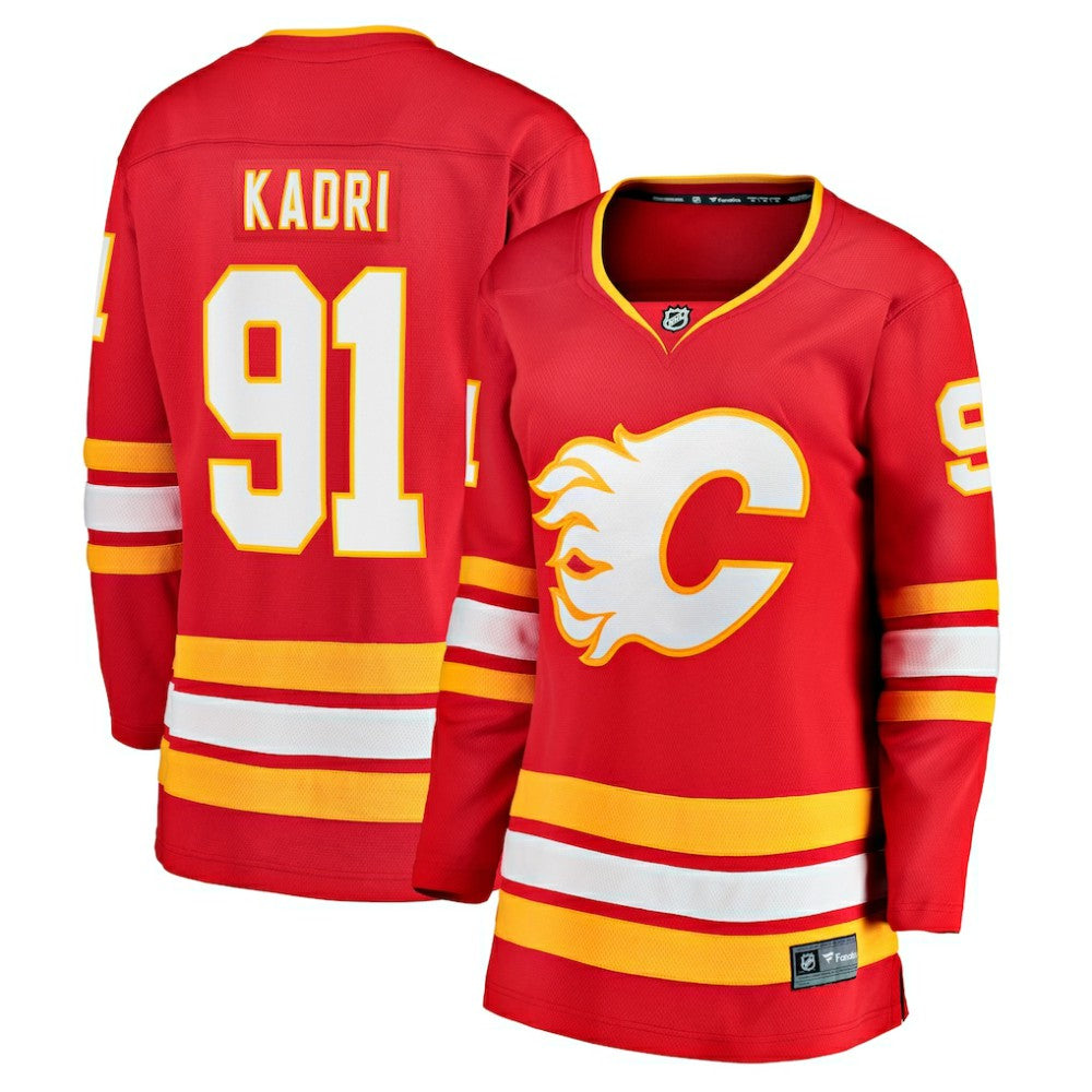 NHL Red Nazem Kadri Calgary Flames Fanatics Women's Home Breakaway Player Jersey