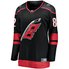 NHL Black Jesperi Kotkaniemi Carolina Hurricanes Fanatics Women's Home Breakaway Player Jersey