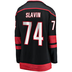 NHL Black Jaccob Slavin Carolina Hurricanes Fanatics Women's Home Breakaway Player Jersey