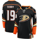 NHL Black Troy Terry Anaheim Ducks Fanatics Women's Home Team Breakaway Player Jersey