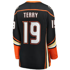 NHL Black Troy Terry Anaheim Ducks Fanatics Women's Home Team Breakaway Player Jersey