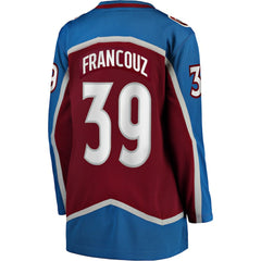 NHL Burgundy Pavel Francouz Colorado Avalanche Fanatics Women's Home Breakaway Player Jersey