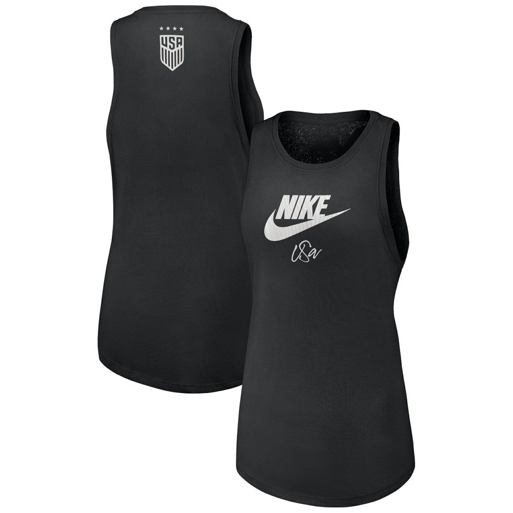 USWNT Women's Futura Performance Tank Top - Nike Black