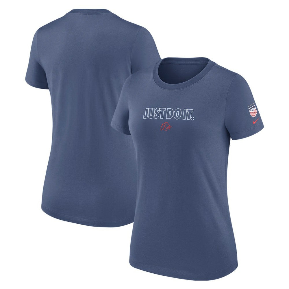 USWNT Women's Just Do It T-Shirt - Nike Blue