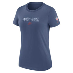 USWNT Women's Just Do It T-Shirt - Nike Blue