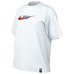 USMNT Women's Swoosh T-Shirt - Nike White