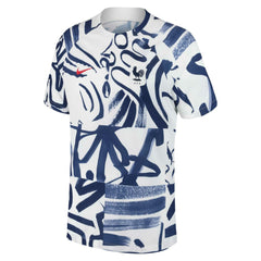 France Women's National Team 2023 Academy Pro Pre-Match Top - Nike White