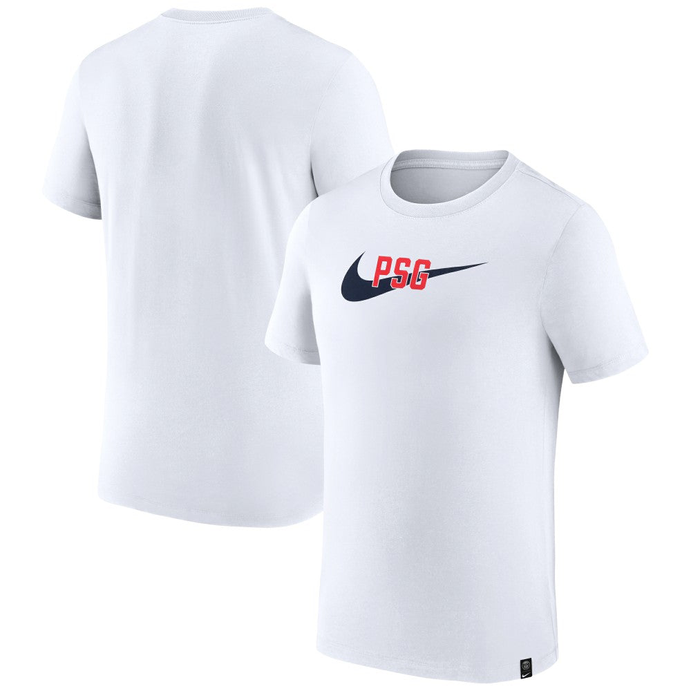 Paris Saint-Germain Swoosh T-Shirt - Nike White