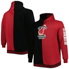 NBA Miami Heat Hardwood Classics Big & Tall Hardwood Classics Split Pullover Hoodie