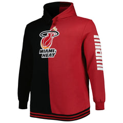 NBA Miami Heat Hardwood Classics Big & Tall Hardwood Classics Split Pullover Hoodie