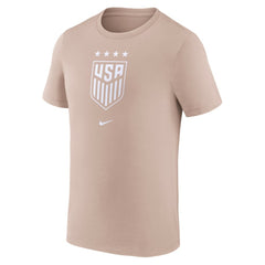 USWNT Youth Crest T-Shirt - Nike Tan