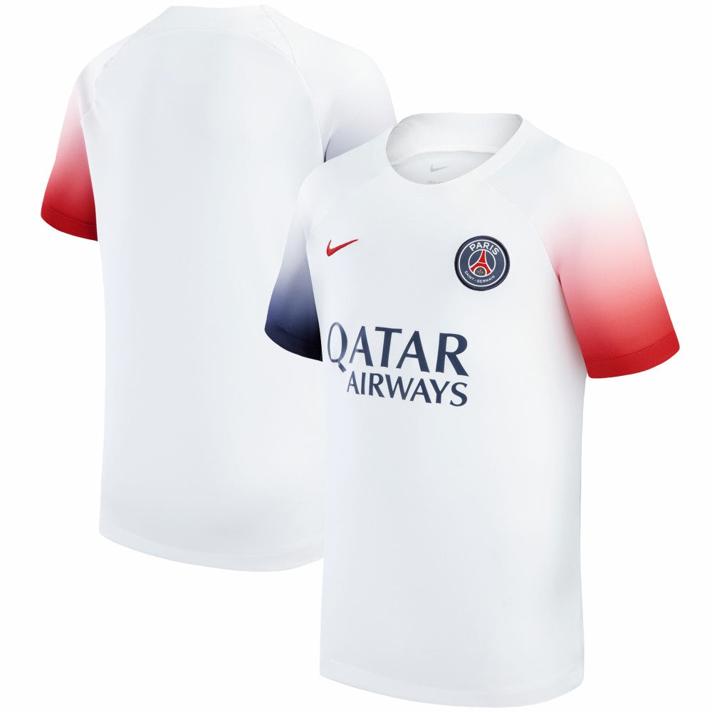 Paris Saint-Germain Youth 2023/24 Academy Pro Performance Pre-Match Top - Nike White