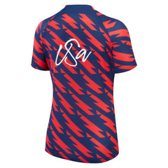 USWNT Women's 2023 Strike Drill Pre-Match Top - Nike Navy