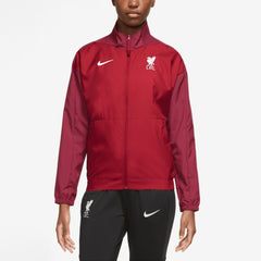 Liverpool Women's 2023/24 Anthem Raglan Performance Full-Zip Jacket - Nike Red