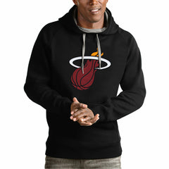NBA Miami Heat Antigua Team Logo Victory Pullover Hoodie