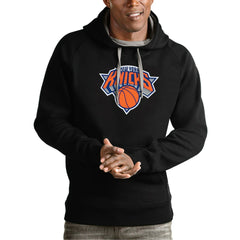 NBA New York Knicks Antigua Team Logo Victory Pullover Hoodie