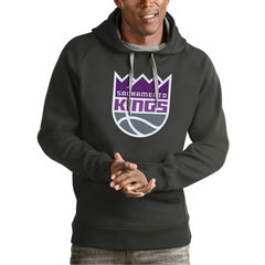 NBA Sacramento Kings Antigua Team Logo Victory Pullover Hoodie