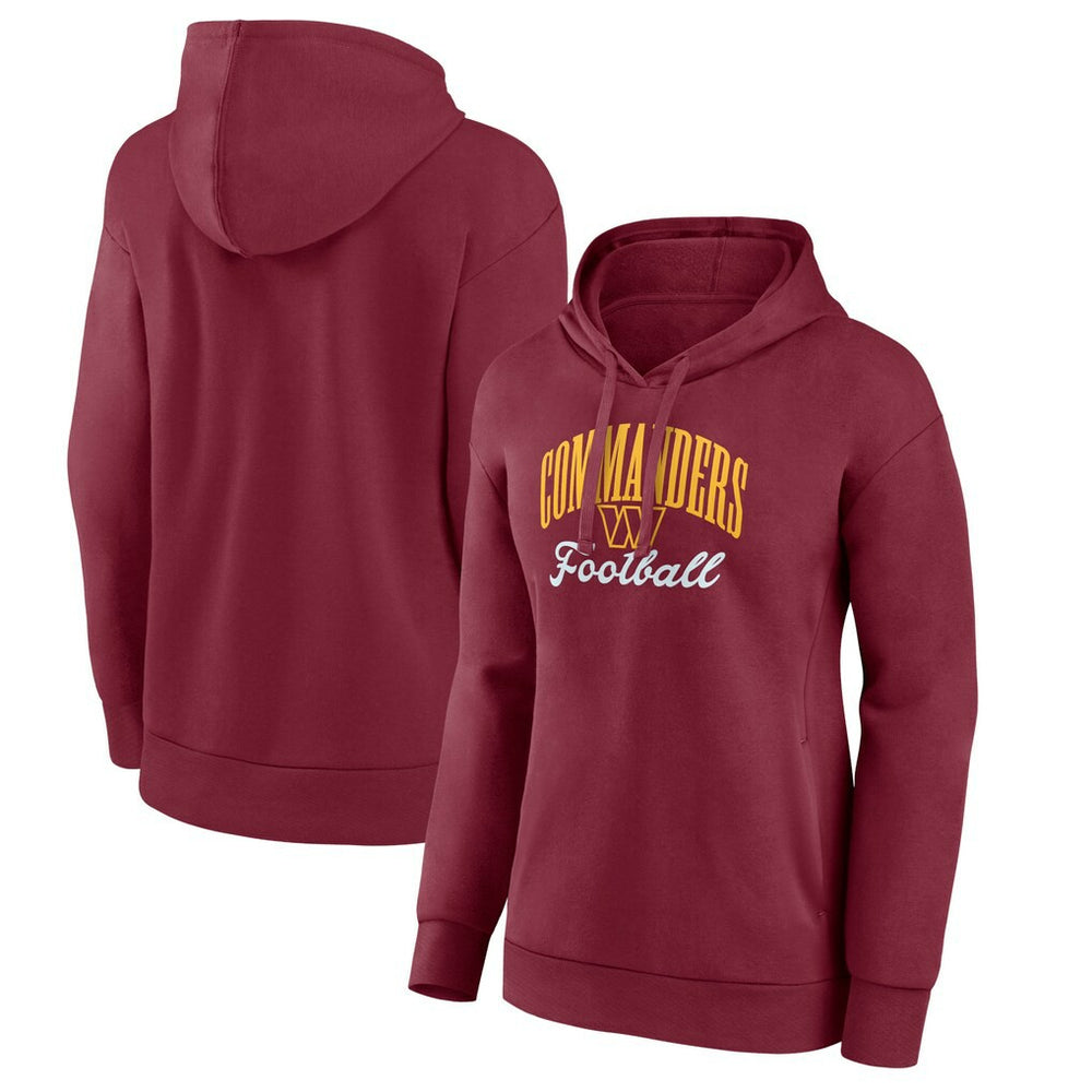 Women's Victory Script Pullover Hoodie - Washington Commanders