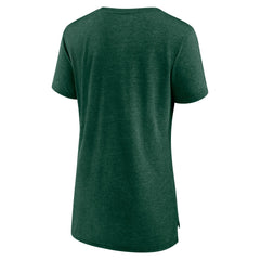 Women's Throwback Team Logo Tri-Blend T-Shirt - Green Bay Packers