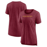Women's Throwback Team Logo Tri-Blend T-Shirt - Washington Commanders