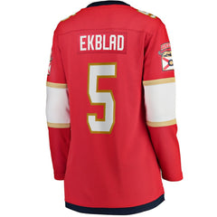 NHL Red Aaron Ekblad Florida Panthers Fanatics Women's Home Team Breakaway Player Jersey
